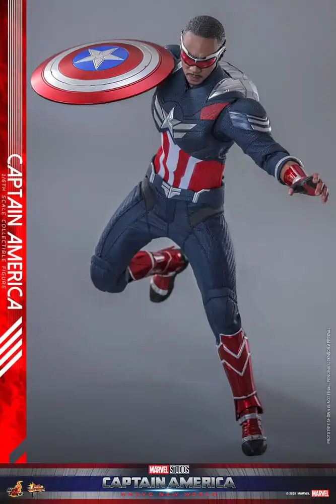 Captain America: Brave New World Movie Masterpiece Akčná figúrka 1/6 Captain America 30 cm produktová fotografia