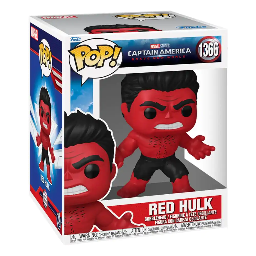 Captain America Brave New World Oversized Funko POP! Vinylová figúrka Red Hulk 15 cm produktová fotografia