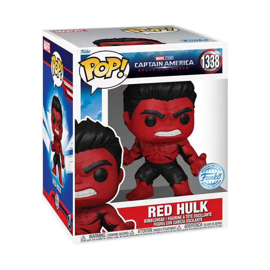 Captain America: Brave New World Super Sized Funko POP! Marvel Vinyl figúrka Red Hulk (Retro) 15 cm produktová fotografia