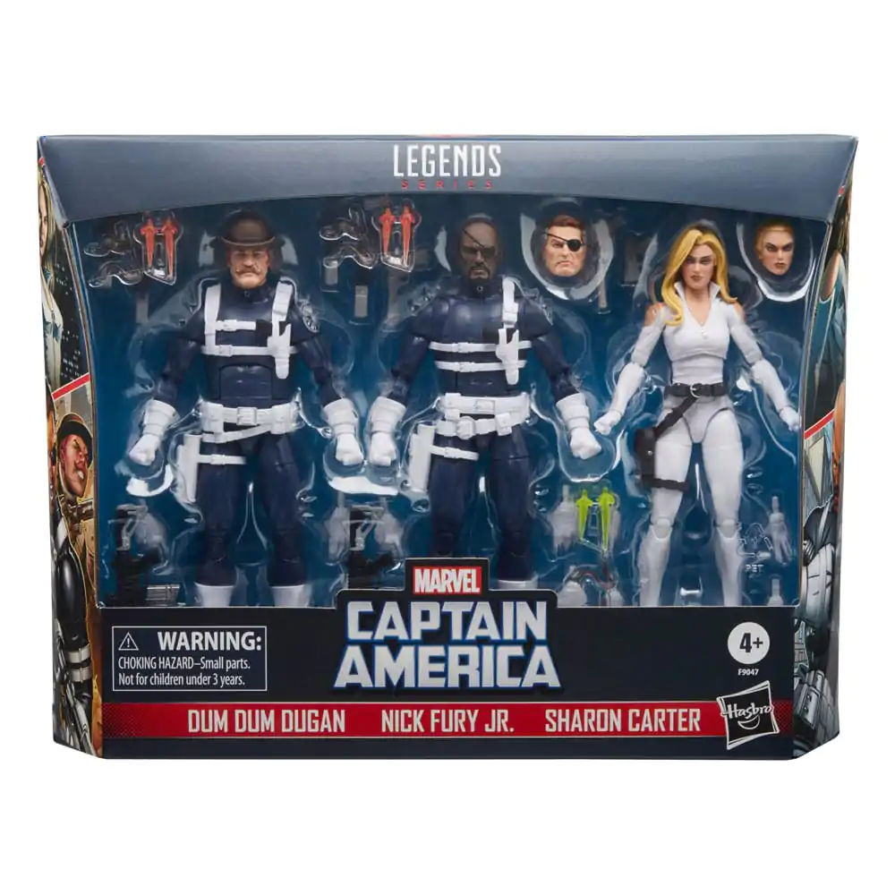 Captain America Marvel Legends Action Figurka 3-Pack S.H.I.E.L.D. 15 cm termékfotó