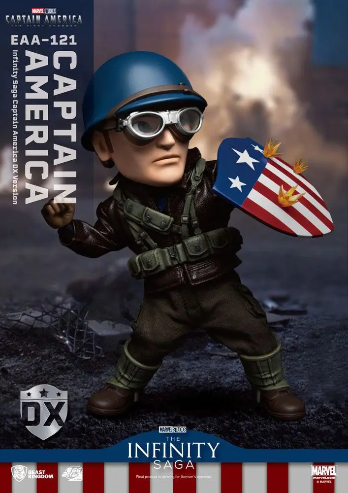 Captain America: The First Avenger Egg Attack Action Figúrka Captain America DX verzia 17 cm termékfotó