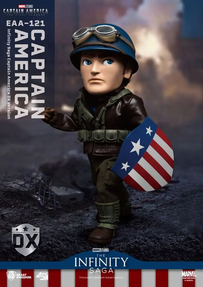 Captain America: The First Avenger Egg Attack Action Figúrka Captain America DX verzia 17 cm termékfotó