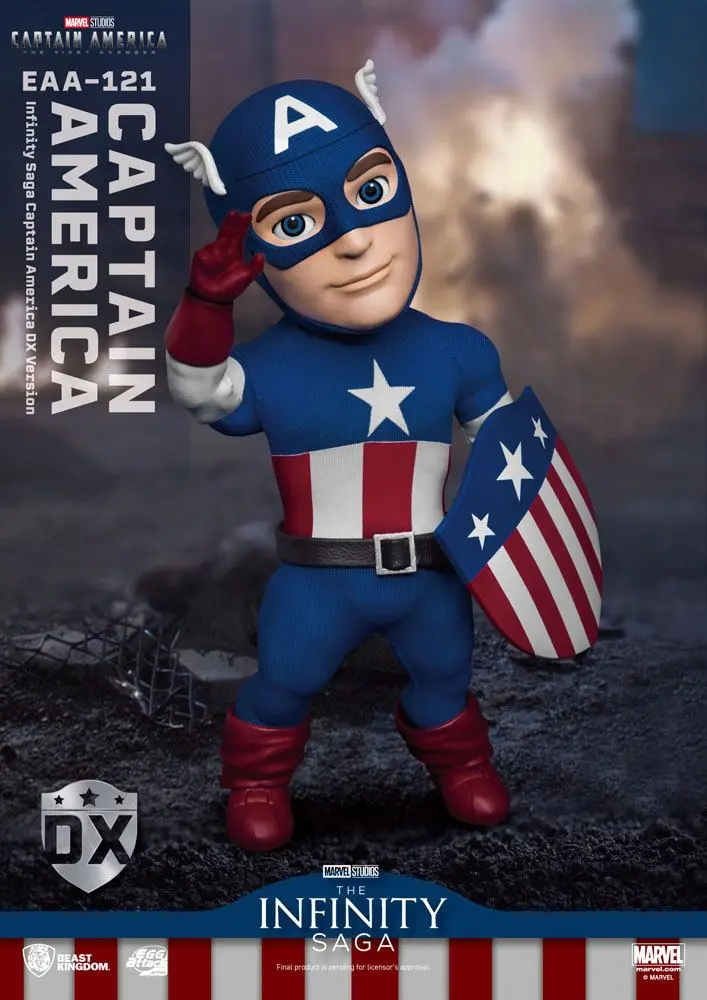 Captain America: The First Avenger Egg Attack Action Figúrka Captain America DX verzia 17 cm termékfotó