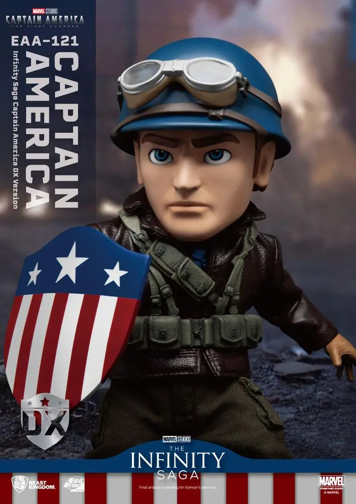 Captain America: The First Avenger Egg Attack Action Figúrka Captain America DX verzia 17 cm termékfotó