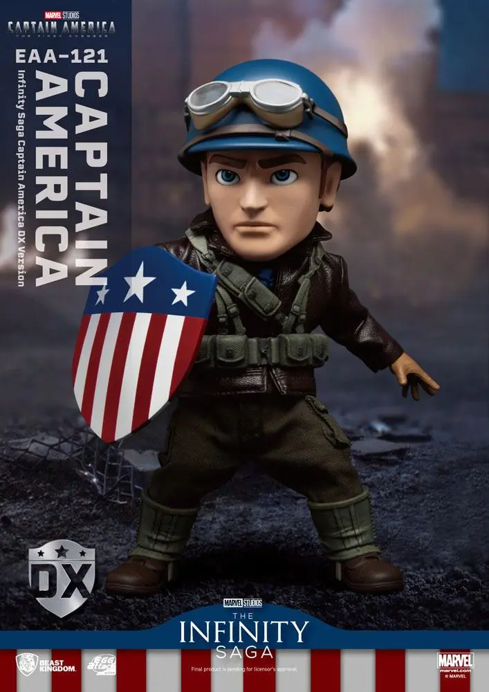 Captain America: The First Avenger Egg Attack Action Figúrka Captain America DX verzia 17 cm termékfotó