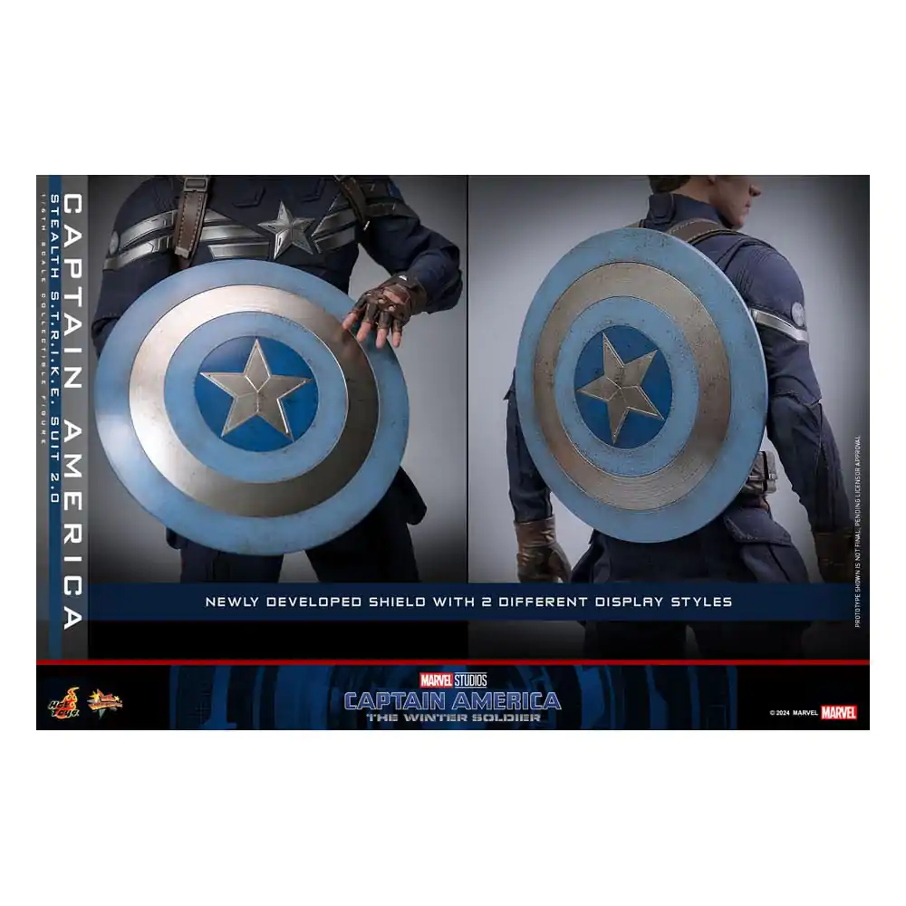 Captain America: The Winter Soldier Movie Majstrovské dielo akčná figúrka 1/6 Captain America (Stealth S.T.R.I.K.E. Suit) 2.0 31 cm produktová fotografia