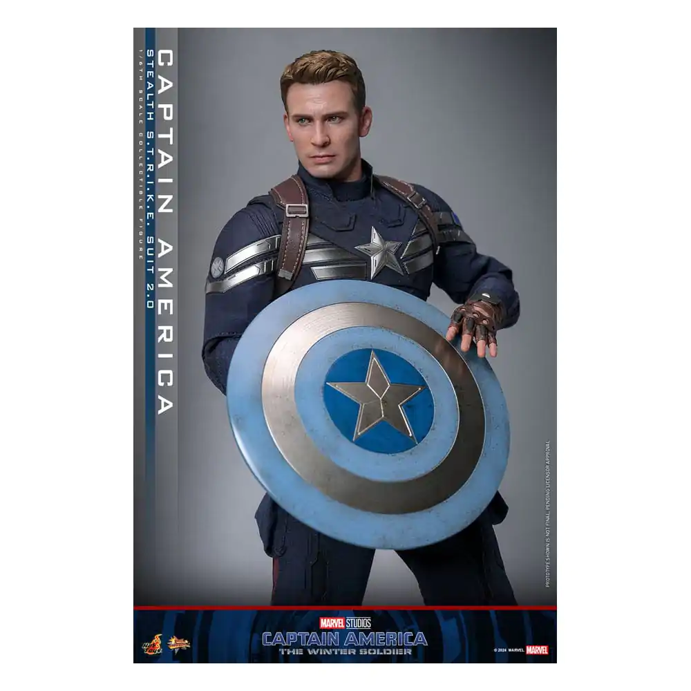 Captain America: The Winter Soldier Movie Majstrovské dielo akčná figúrka 1/6 Captain America (Stealth S.T.R.I.K.E. Suit) 2.0 31 cm produktová fotografia