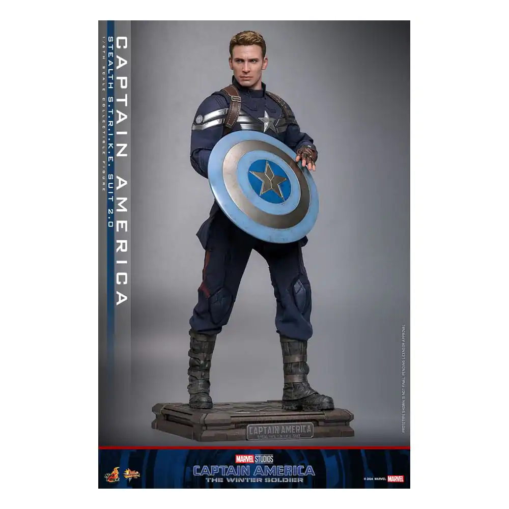 Captain America: The Winter Soldier Movie Majstrovské dielo akčná figúrka 1/6 Captain America (Stealth S.T.R.I.K.E. Suit) 2.0 31 cm produktová fotografia