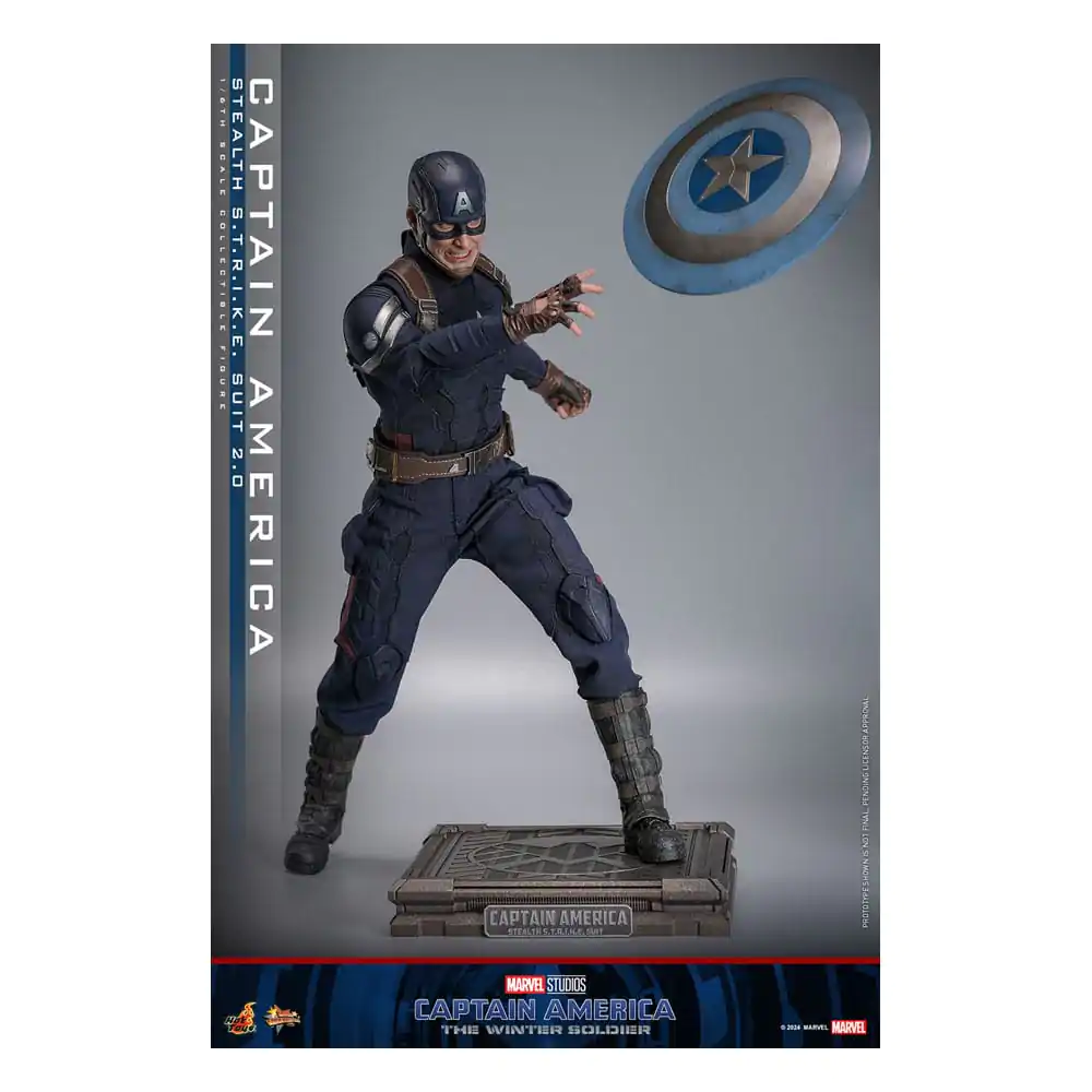 Captain America: The Winter Soldier Movie Majstrovské dielo akčná figúrka 1/6 Captain America (Stealth S.T.R.I.K.E. Suit) 2.0 31 cm produktová fotografia