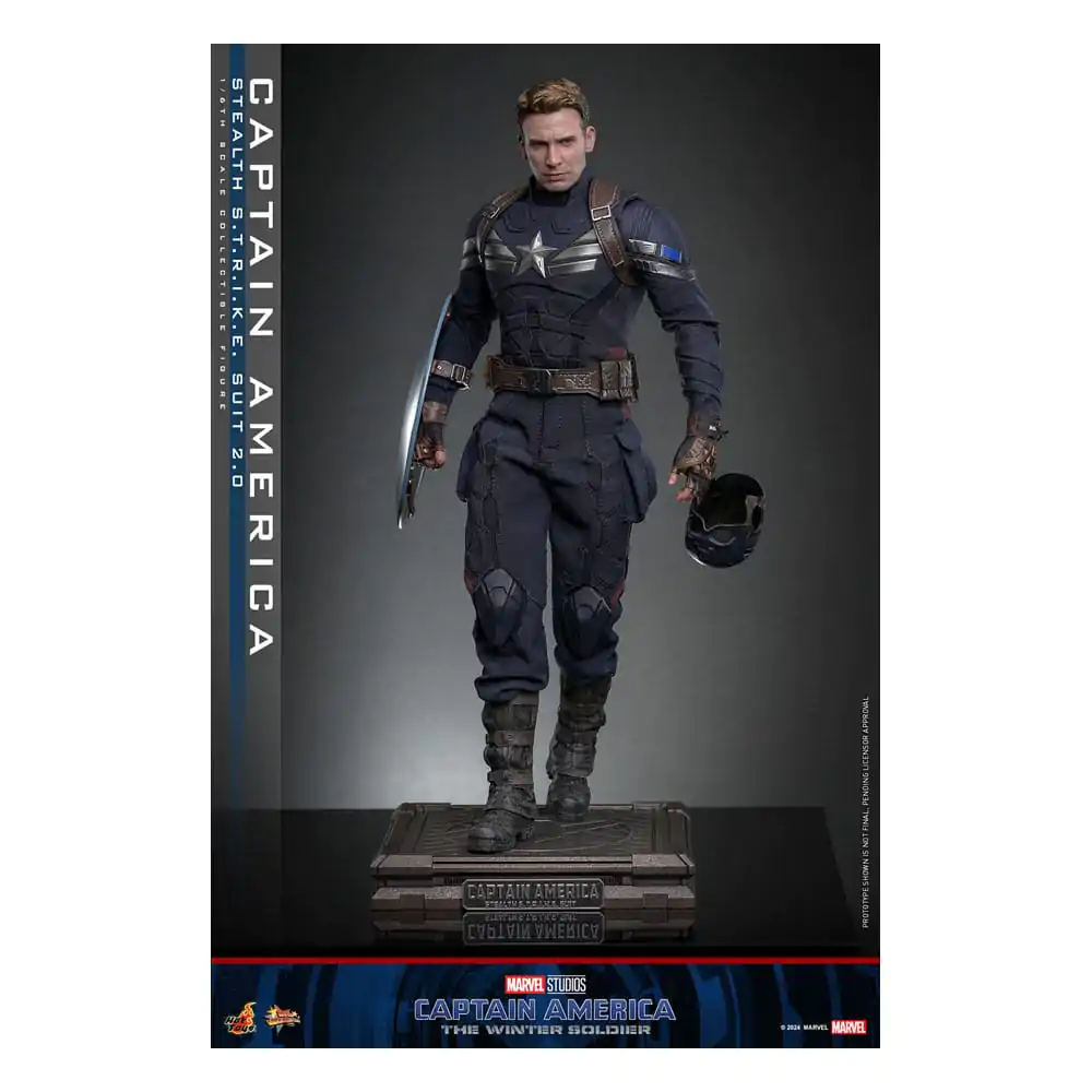 Captain America: The Winter Soldier Movie Majstrovské dielo akčná figúrka 1/6 Captain America (Stealth S.T.R.I.K.E. Suit) 2.0 31 cm produktová fotografia