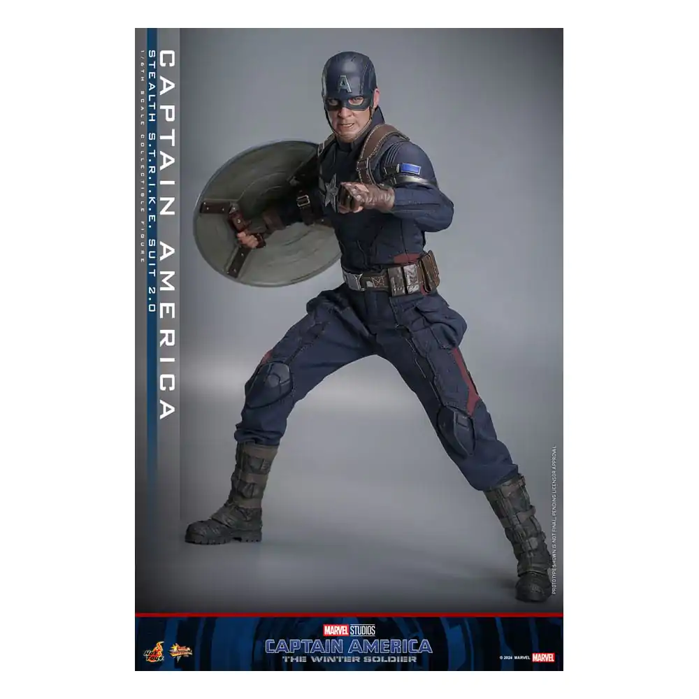 Captain America: The Winter Soldier Movie Majstrovské dielo akčná figúrka 1/6 Captain America (Stealth S.T.R.I.K.E. Suit) 2.0 31 cm produktová fotografia