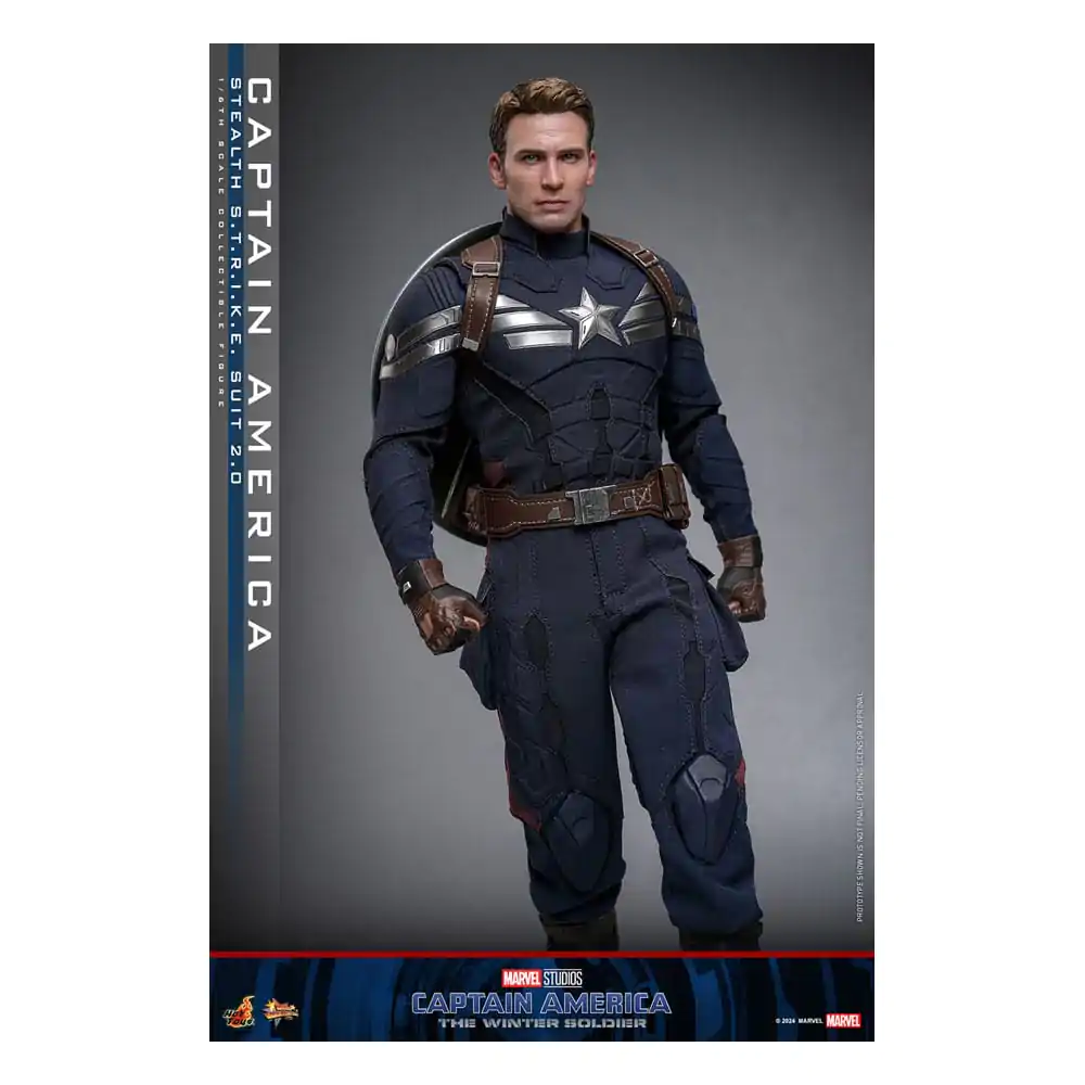 Captain America: The Winter Soldier Movie Majstrovské dielo akčná figúrka 1/6 Captain America (Stealth S.T.R.I.K.E. Suit) 2.0 31 cm produktová fotografia