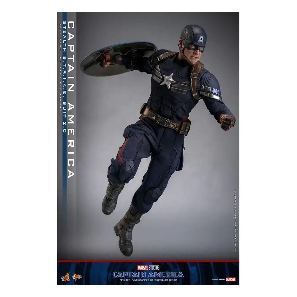 Captain America: The Winter Soldier Movie Majstrovské dielo akčná figúrka 1/6 Captain America (Stealth S.T.R.I.K.E. Suit) 2.0 31 cm produktová fotografia