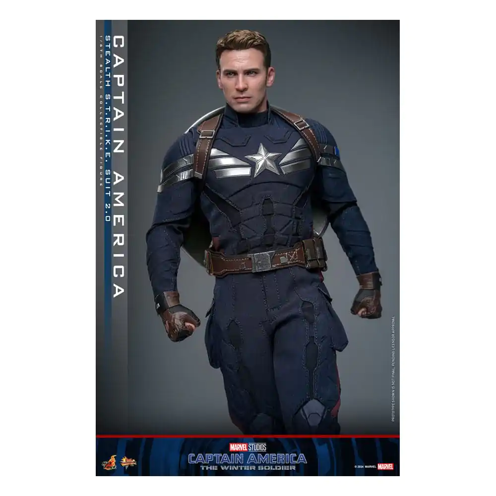 Captain America: The Winter Soldier Movie Majstrovské dielo akčná figúrka 1/6 Captain America (Stealth S.T.R.I.K.E. Suit) 2.0 31 cm produktová fotografia