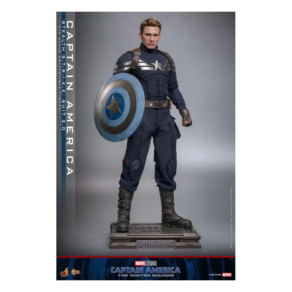 Captain America: The Winter Soldier Movie Majstrovské dielo akčná figúrka 1/6 Captain America (Stealth S.T.R.I.K.E. Suit) 2.0 31 cm produktová fotografia