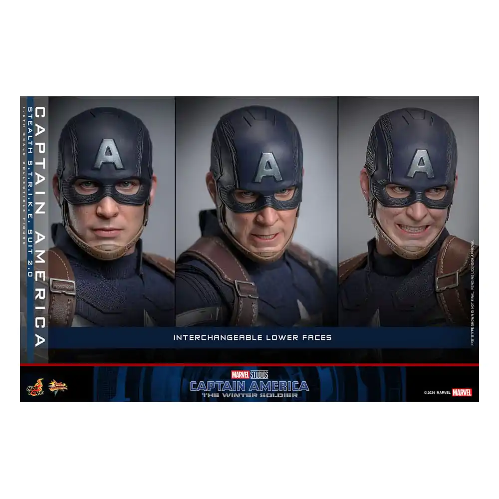 Captain America: The Winter Soldier Movie Majstrovské dielo akčná figúrka 1/6 Captain America (Stealth S.T.R.I.K.E. Suit) 2.0 31 cm produktová fotografia