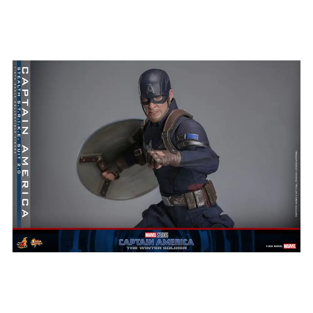 Captain America: The Winter Soldier Movie Majstrovské dielo akčná figúrka 1/6 Captain America (Stealth S.T.R.I.K.E. Suit) 2.0 31 cm produktová fotografia