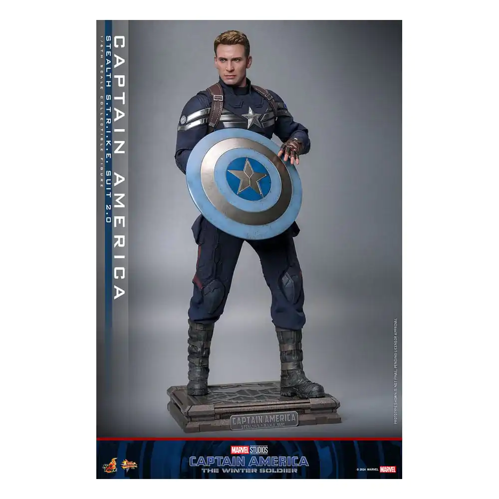 Captain America: The Winter Soldier Movie Majstrovské dielo akčná figúrka 1/6 Captain America (Stealth S.T.R.I.K.E. Suit) 2.0 31 cm produktová fotografia