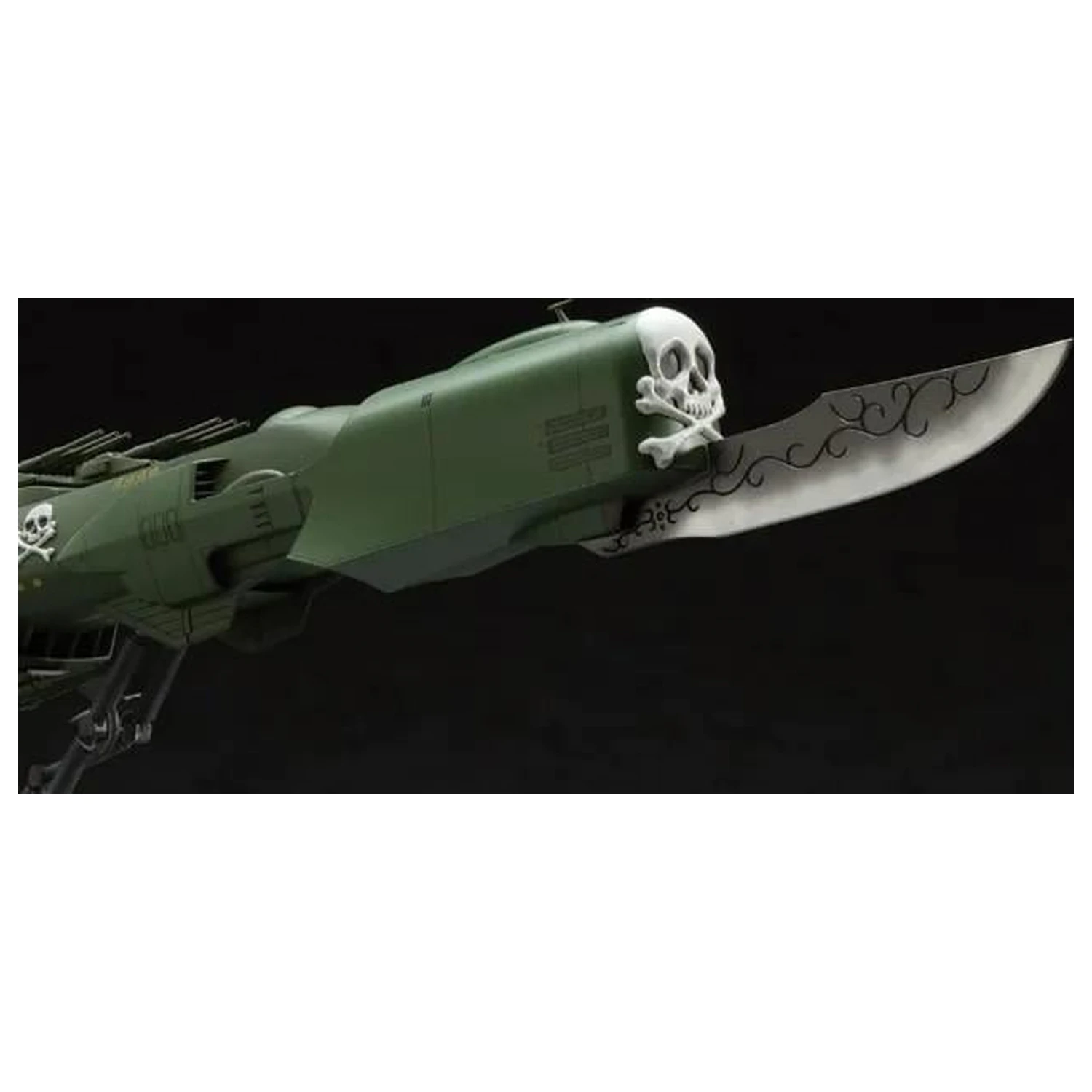 Captain Harlock Space Pirate Battleship Arcadia Modelárska sada 1/1500 produktová fotografia
