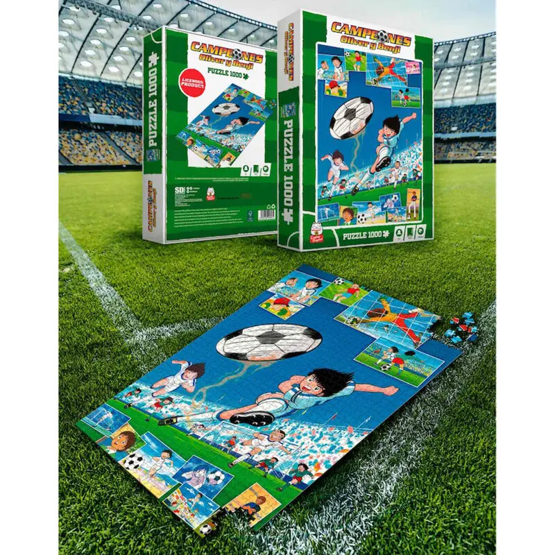 Captain Tsubasa Puzzle Newpi vs San Francis skladačka produktová fotografia