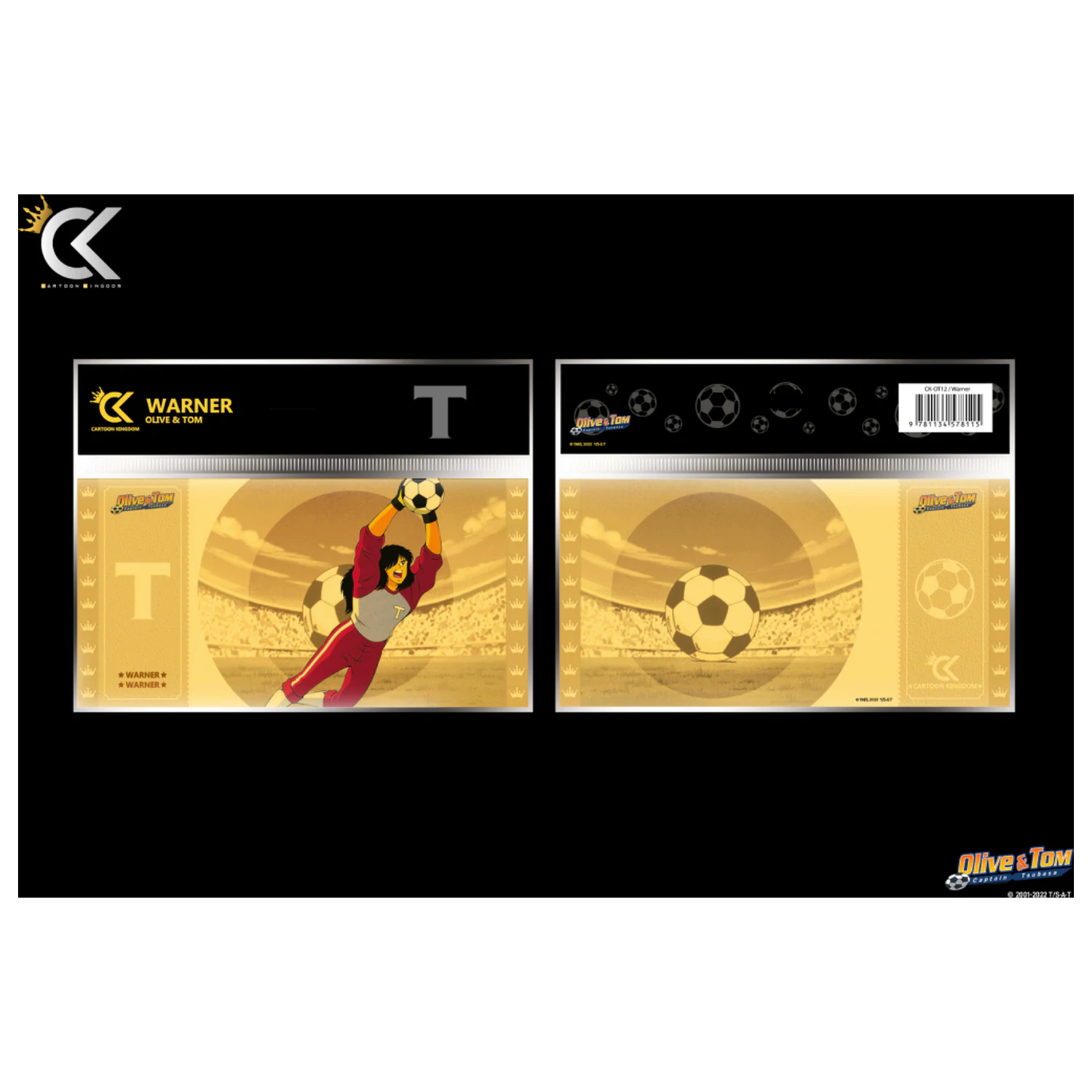Captain Tsubasa Warner Golden Ticket produktová fotografia