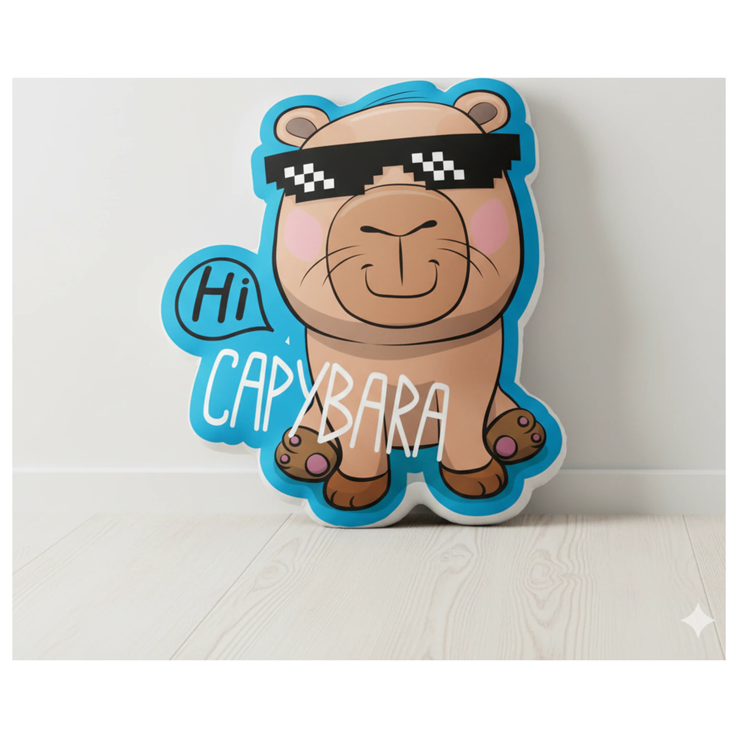 Capybara 3D vankúš produktová fotografia