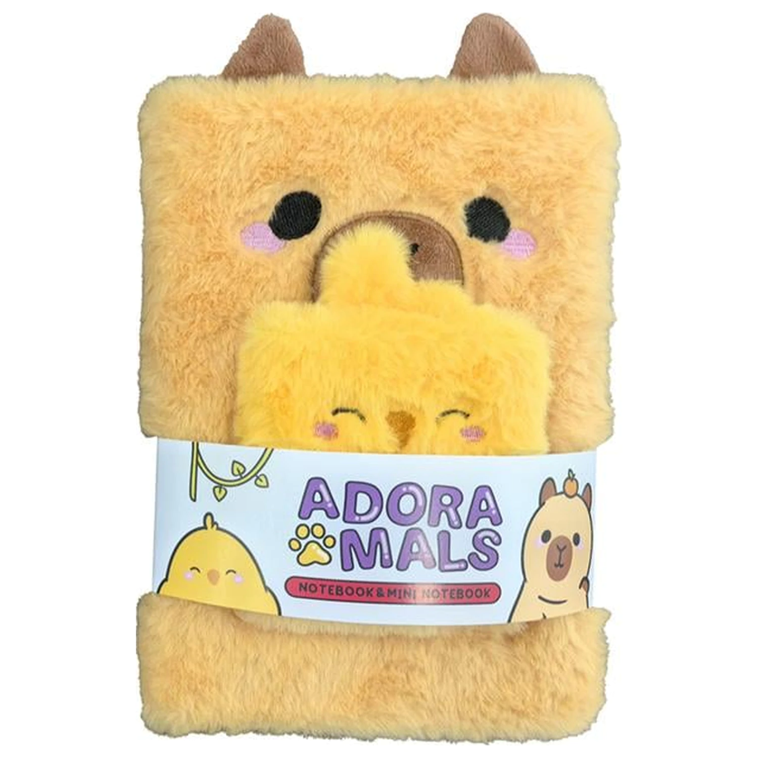 Capybara Duke Prémiový nadýchaný Notebook + 1 mini produktová fotografia