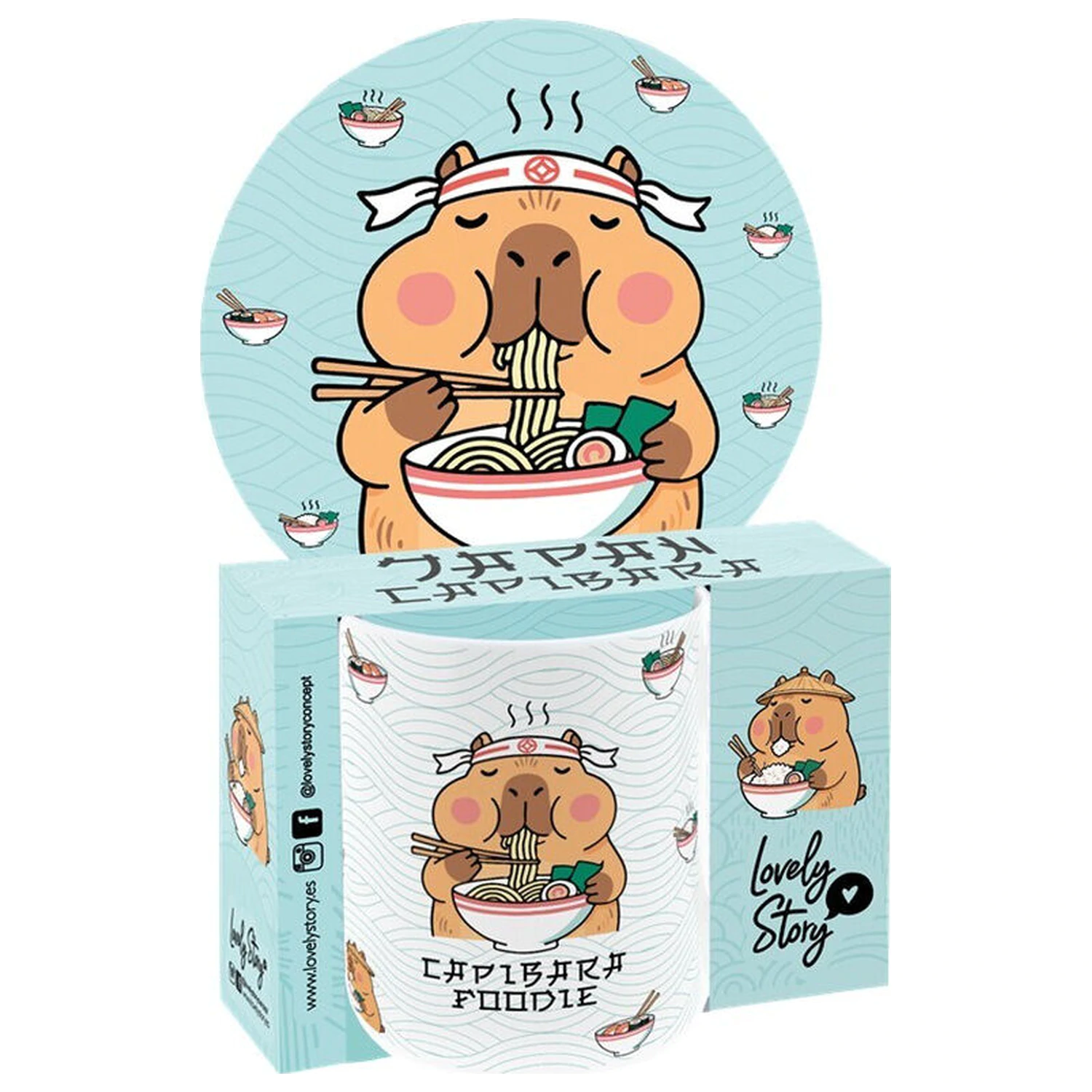 Capybara Foodie hrnček 330 ml produktová fotografia