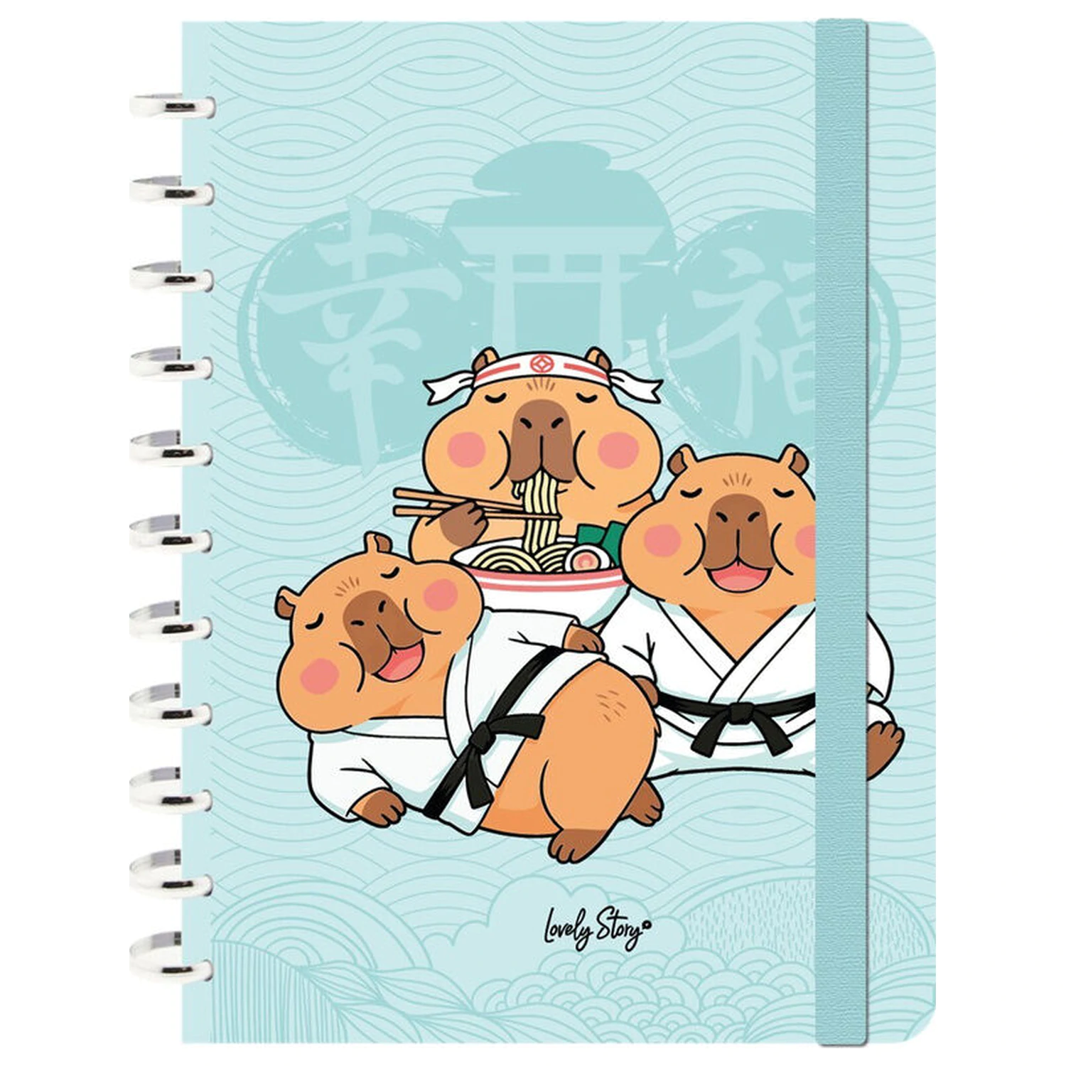 Capybara Japan A4 zápisník produktová fotografia