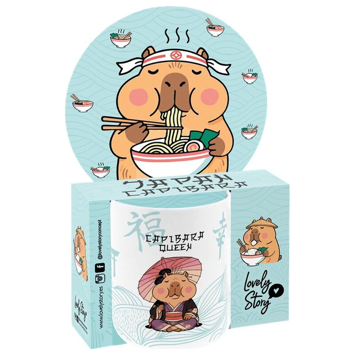 Capybara Queen hrnček 330ml produktová fotografia