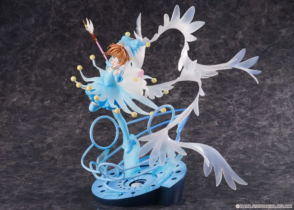 Cardcaptor Sakura PVC szobor 1/7 Sakura Kinomoto harci kosztüm víz változat, 36 cm termékfotó