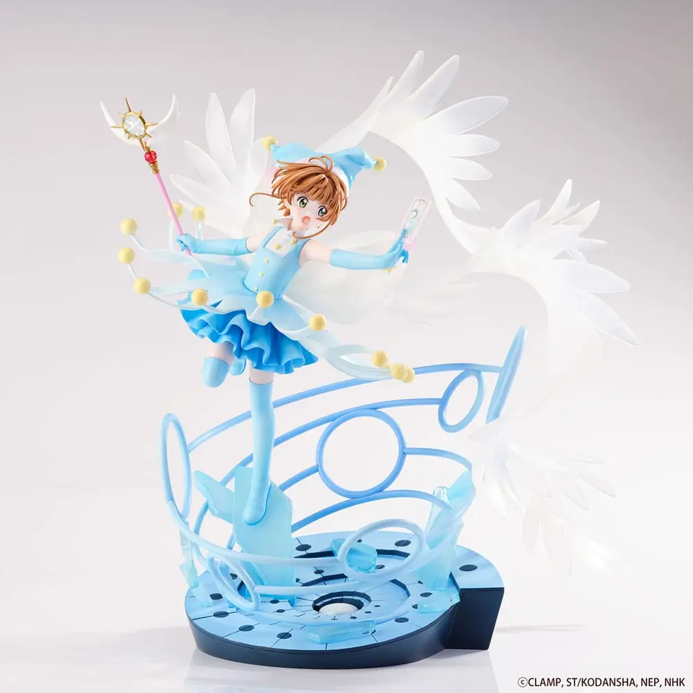 Cardcaptor Sakura PVC szobor 1/7 Sakura Kinomoto harci kosztüm víz változat, 36 cm termékfotó