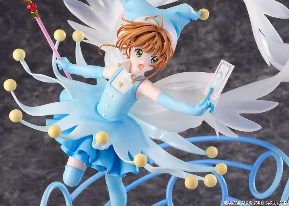 Cardcaptor Sakura PVC szobor 1/7 Sakura Kinomoto harci kosztüm víz változat, 36 cm termékfotó