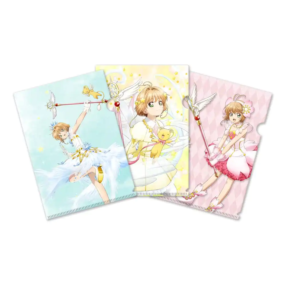 Cardcaptor Sakura Clear Card Priečinok na dokumenty 3-dielna sada produktová fotografia