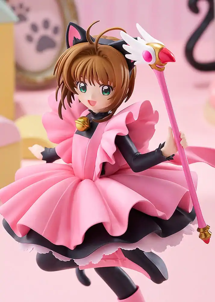 Cardcaptor Sakura Pop Up Parade PVC Socha Sakura Kinomoto: Black Cat Costume Ver. L Veľkosť 22 cm produktová fotografia