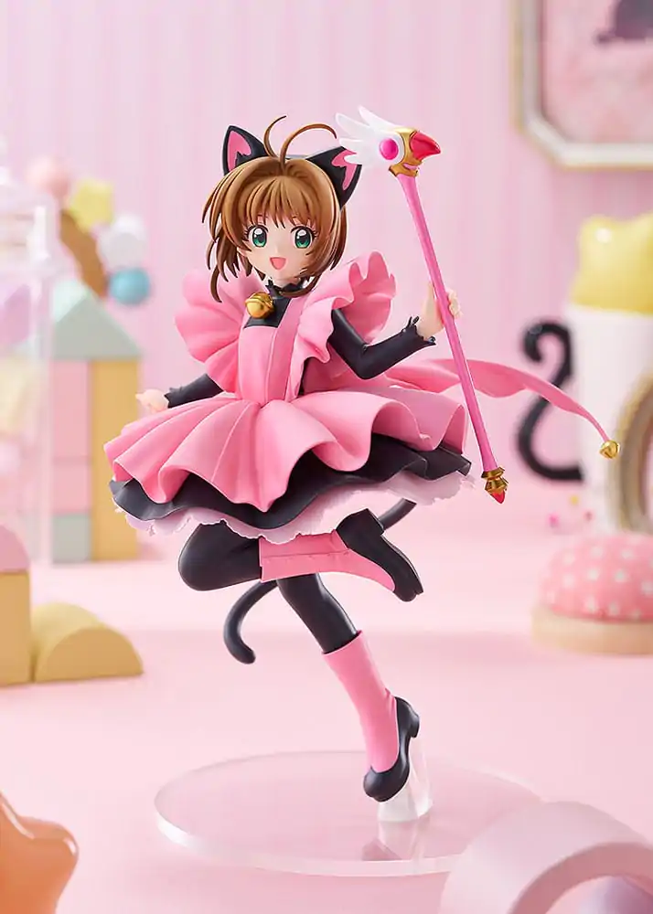 Cardcaptor Sakura Pop Up Parade PVC Socha Sakura Kinomoto: Black Cat Costume Ver. L Veľkosť 22 cm produktová fotografia