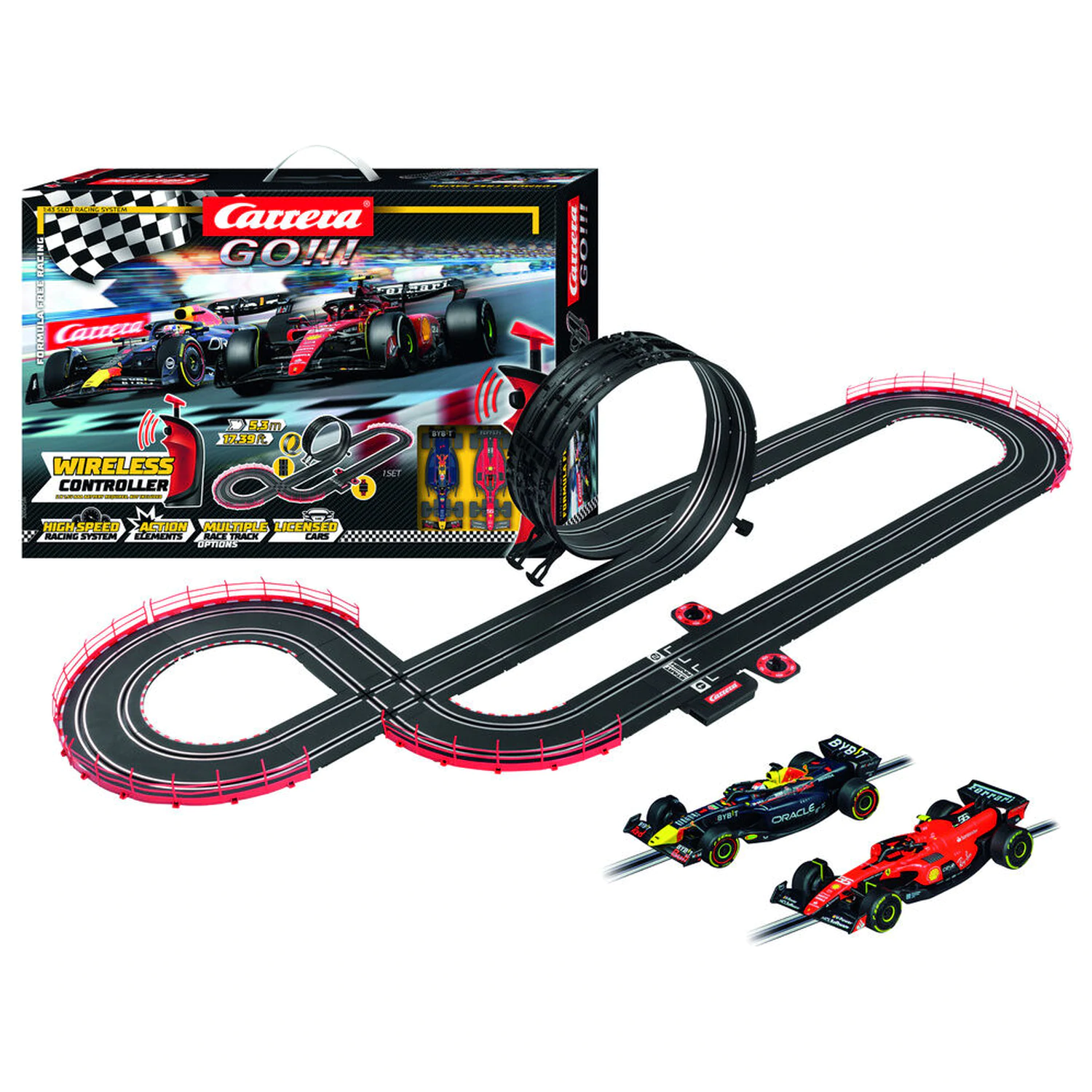 Carrera GO!!! Formula Free Racing - Pretekársky okruh produktová fotografia