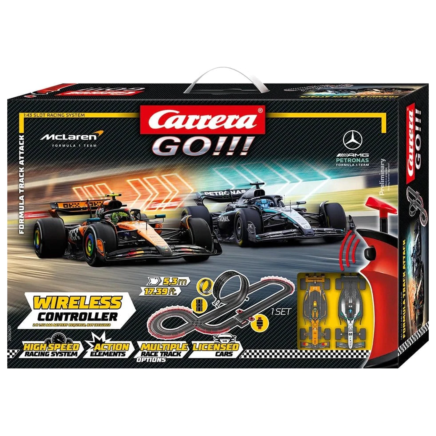 Carrera GO!!! Dráhová sada pre autodráhy Formula Track Attack produktová fotografia