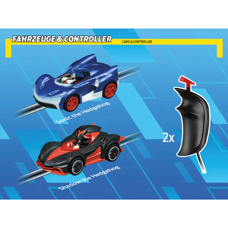 Carrera GO!!! Sonic the Hedgehog Sonic + Shadow pretekárska dráha produktová fotografia