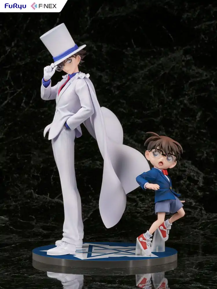 Case Closed F:NEX PVC Statue 1/7 Conan Edogawa & Kid the Phantom Thief 29 cm termékfotó