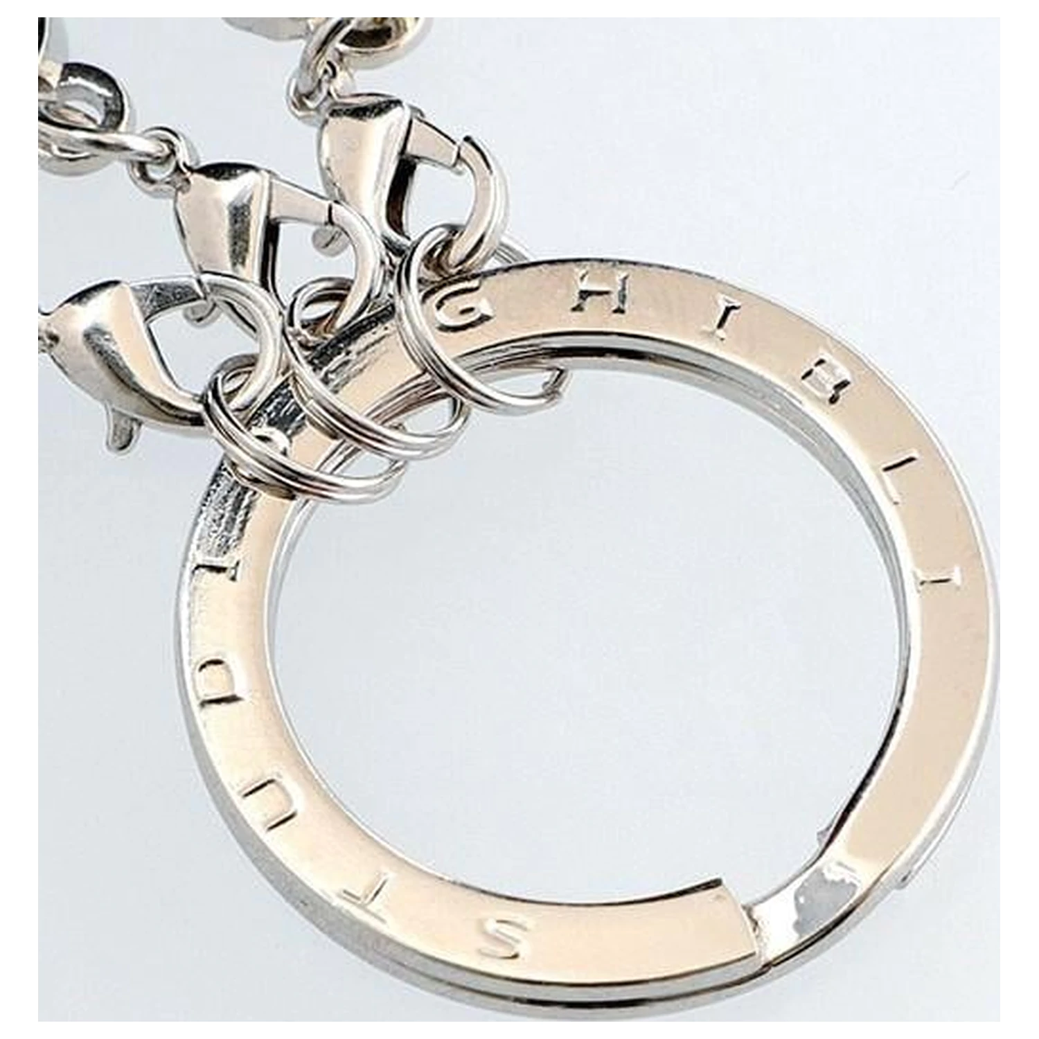 Castle in the Sky Laputa kovová kľúčenka produktová fotografia