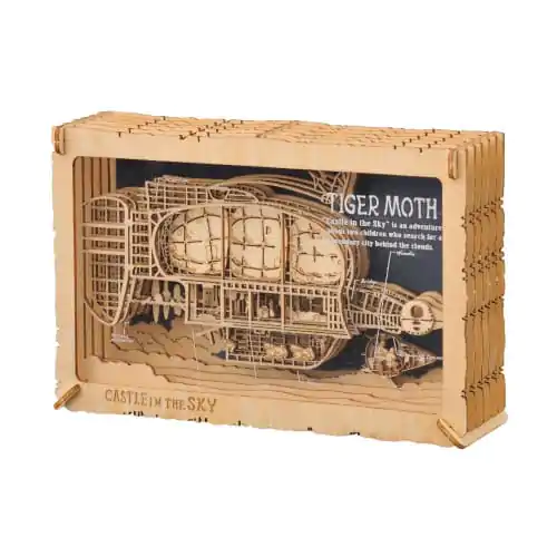Castle in the Sky Papierový Model Kit Paper Theater Wood Style Tiger Moth produktová fotografia