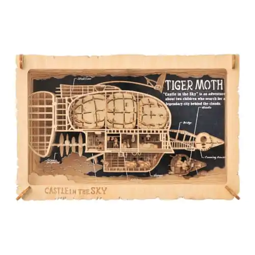Castle in the Sky Papierový Model Kit Paper Theater Wood Style Tiger Moth produktová fotografia