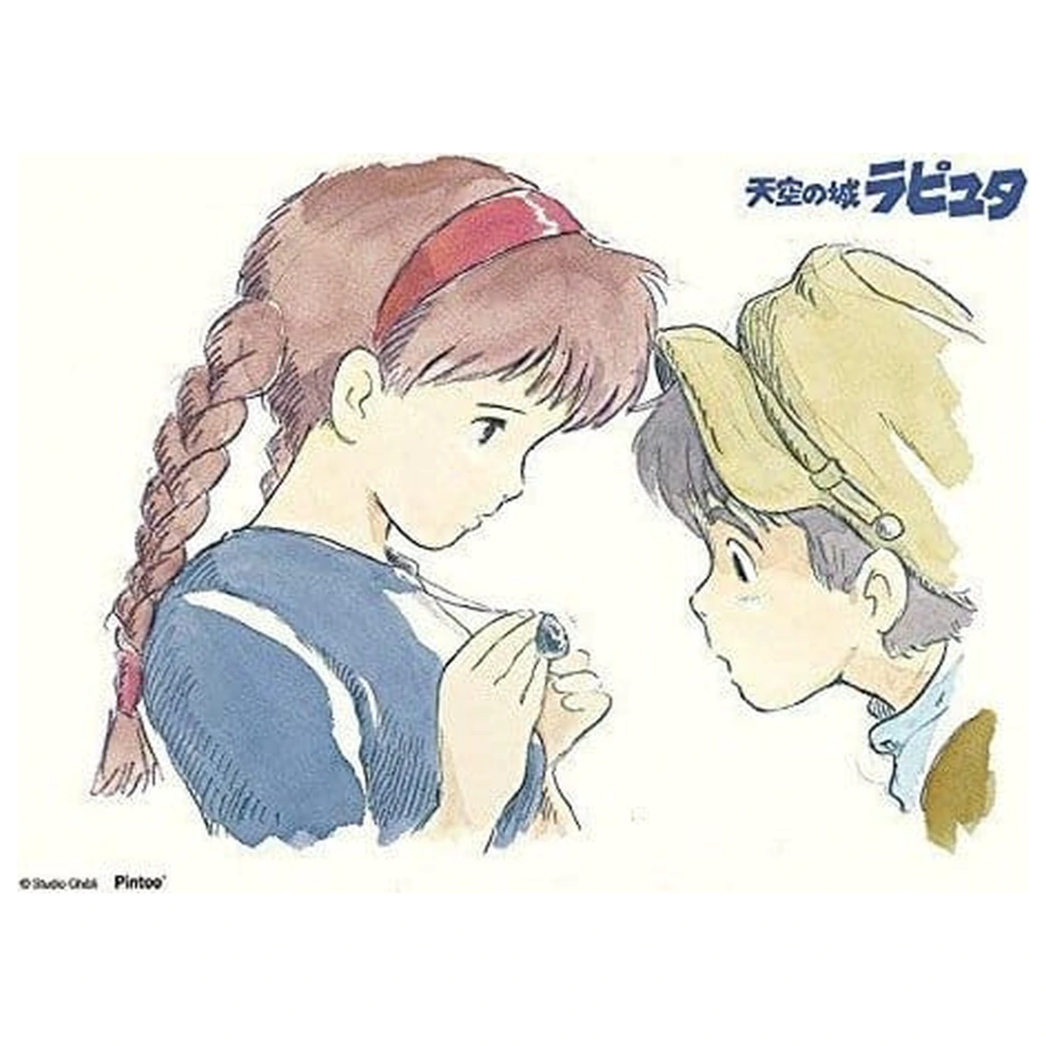 Castle in the Sky Puzzle a stojan Sheeta & Pazu (150 kusov) produktová fotografia