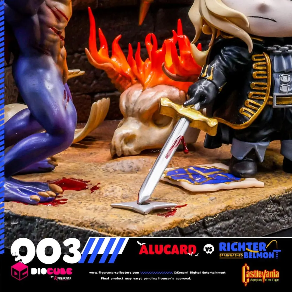 Castlevania DioCube PVC dioráma Alucard Vs Richter Belmont 15 cm termékfotó