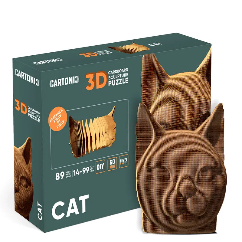 Cat cartonic 3D puzzle 89 dielikov produktová fotografia
