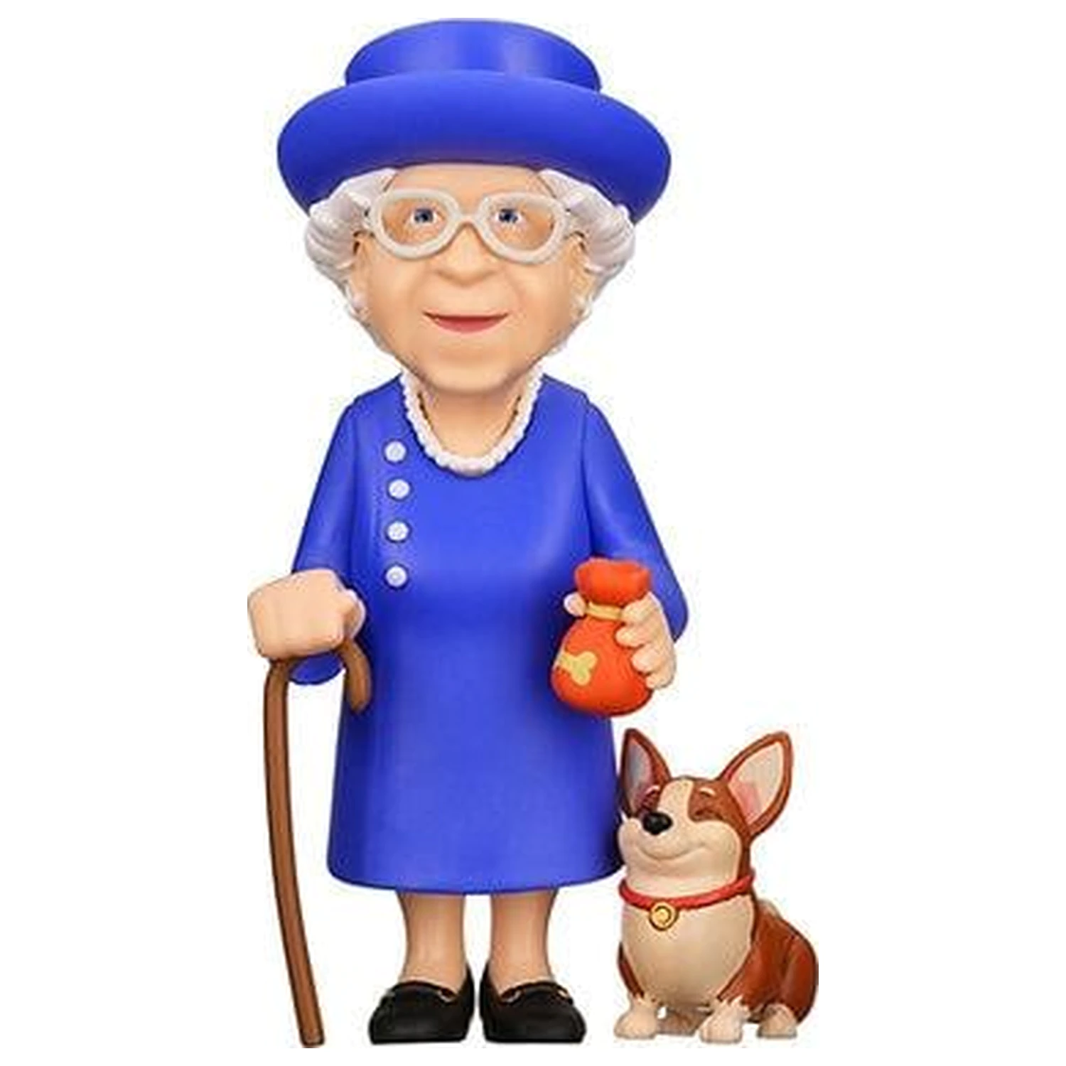 Celebrity Kráľovná Alžbeta II. s jej figúrkou Corgi Minix 12 cm produktová fotografia