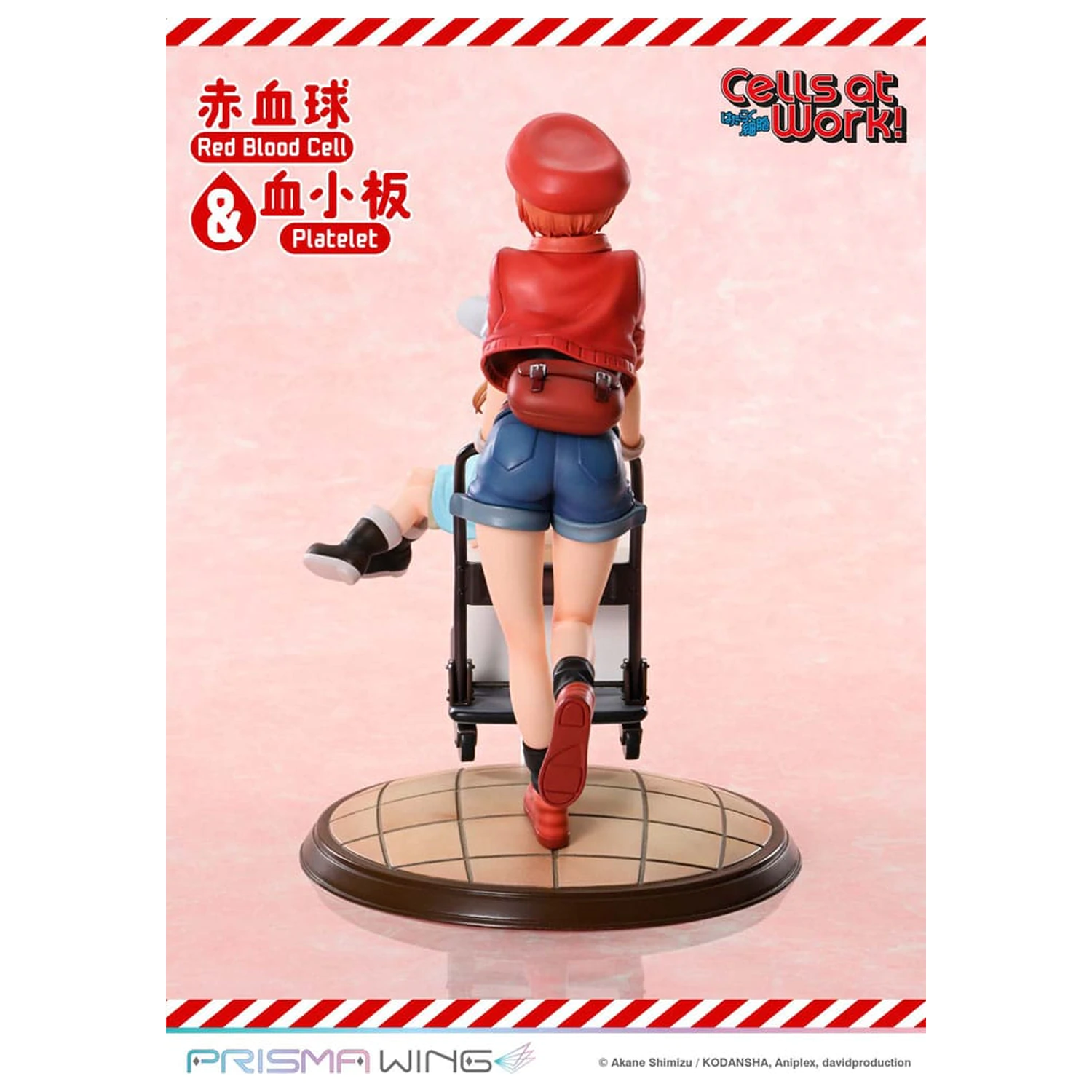 Cells at Work Prisma Wing PVC socha Red Blood Cell & Platelet 26 cm produktová fotografia