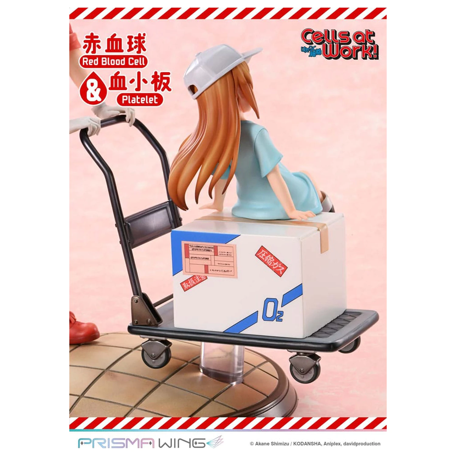Cells at Work Prisma Wing PVC socha Red Blood Cell & Platelet 26 cm produktová fotografia