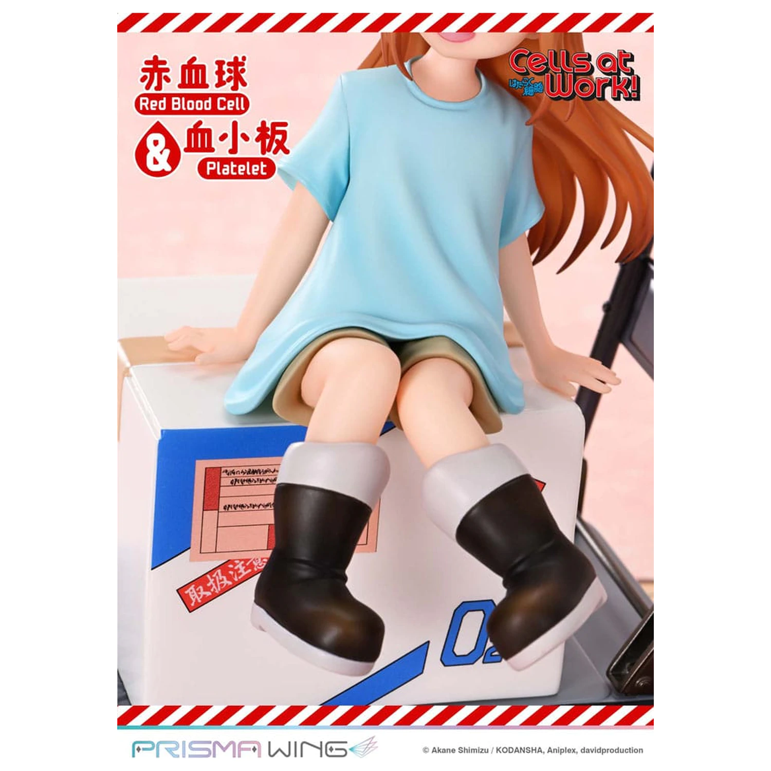 Cells at Work Prisma Wing PVC socha Red Blood Cell & Platelet 26 cm produktová fotografia